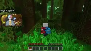 Minecraft Live Stream 100 Days Dino Hardcore #PNGTuber