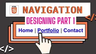 nav tag in html and css | navigation menu html and css | navigation menu bar in html and css