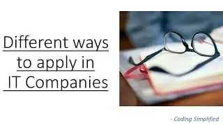 How to apply for IT Companies | Software Companies