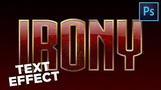 How to Create IRON MAN 3 Text-Effect || Photoshop-Tutorial