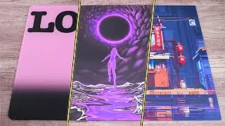 3 tapis en verre : Lotus black, Empress, Glaze (Review)