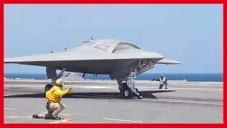 Американский беспилотный ударный самолет X 47B