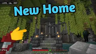Moving into New Cave Base (BDONCRAFT 3||Minecraft Bedrock Realm)