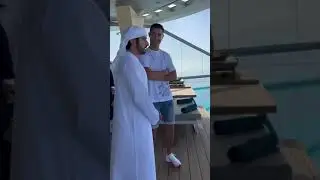 Ronaldo and Princes metting #ronaldo#dubai#ture#metting#shake