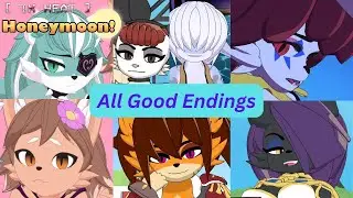 ❤️In Heat: Honeymoon❤️ ALL GOOD ENDINGS [A Furry Visual Novel]
