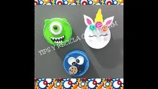 Como hacer Imanes para Decorar la Nevera- DIY.