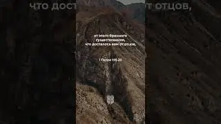 1 Петра 1:16-20 в современном переводе #библия #biblevision
