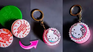 Cute Handmade Keychain | how to make  keychains | DIY keychains | best out of waste crafts diycrafts