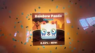 Blooket pack opening ( Rainbow panda CHROMA)