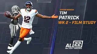 TIM PATRICK'S RETURN TO THE NFL - WK 2 FILM STUDY #broncos #denverbroncos #denver #nfl