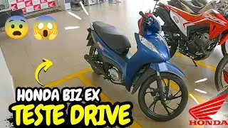 TESTANDO A NOVA HONDA BIZ 2025