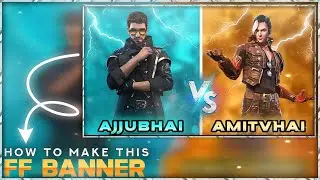 How To Make Free Fire 1vs1 Banner in Pixellab 😱 | Step By Step