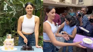 Ananya Panday Celebrates Her Birthday With Media