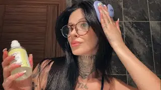 [türkçe asmr] uykun açılmasın ben hemen temizlerim şimdi makyajını |lofi asmr|