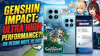 Genshin Impact Gameplay in Redmi Note 15 | 40 FPS Low Settings Test 