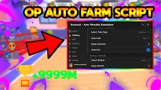 NEW OP ARM WRESTLE SIMULATOR GUI ROBLOX (AUTO FARM, INFINITE STRENGTH AND MORE)