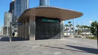 Walking from Barangaroo to New Metro Station | Sydney Darling Harbour