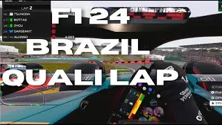 Brazil Grand Prix Qualification Lap - Cockpit View - Aston Martin - F1 24