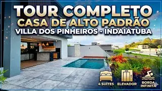 MANSÃO SUSPENSA NO VILLA DOS PINHEIROS | LUXO, TECNOLOGIA E DESIGN EM INDAIATUBA