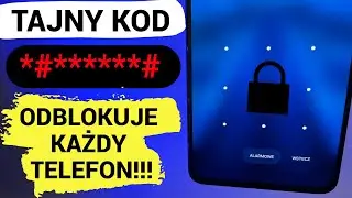 To TAJNY KOD który ODBLOKUJE KAŻDY TELEFON BEZ HASŁA