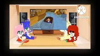 sonic characters react to tails and sonic play sonic world DX ft blaze and movie Eggman