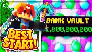 BEST START ON *NEW* OP PRISONS SERVER! (Minecraft Prisons) - Fadecloud