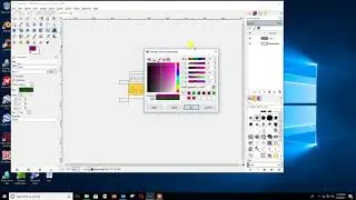 Making a simple text logo in GIMP