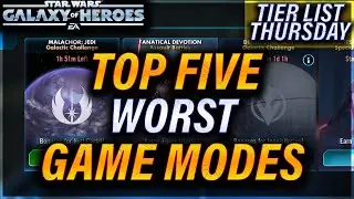 TOP 5 WORST GAME MODES | TIER LIST THURSDAY (October 2024)
