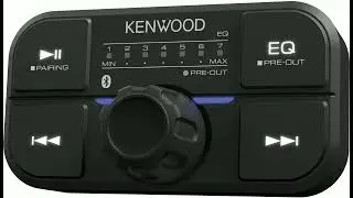 Kenwood - IPX67 Waterproof Marine/Motorsports Full Range Amplifier with Bluetooth - Gray