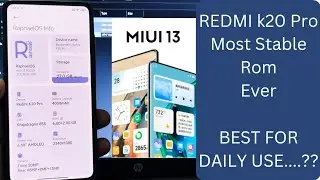 MiUi 13 For Redmi K20 Pro / Mi 9T Pro Raphael OS Android 12 Custom ROM || Official & Stable 
