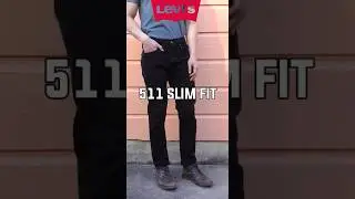 Levi's Skinny VS Slim Fit Explained in 20 Seconds! 🤯 (510 VS 511)