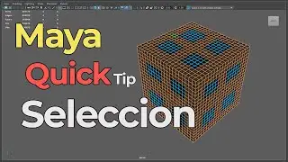 Autodesk Maya: Aprende los Componentes de Selección en 3 Minutos
