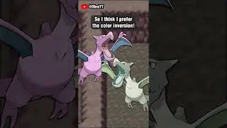 Inverting the Colors of Aerodactyl and Mega Aerodactyl || #shorts #pokemon #shinypokemon
