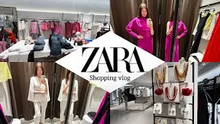 ZARA shopping vlog / new spring collection / finds and try-ons / evening looks