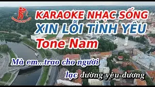 Xin Lỗi Tình Yêu Karaoke beat chuẩn hay - Karaoke Kẹo Kéo TV