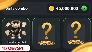 Hamster Kombat Today's combo card | Daily Combo missions 11.06.24
