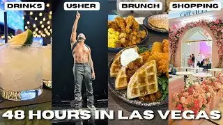 48 HOURS IN VEGAS | USHER VEGAS RESIDENCY + BRUNCH + SHOPPING