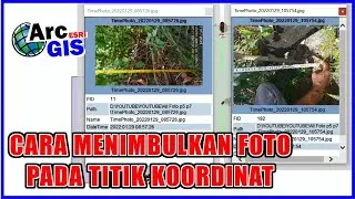 Cara Geotagging Foto Hasil Pengambilan Titik Koordinat dengan Timestamp di Arcgis - Cara ke 2