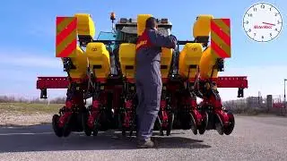 HOW TO change inter-row spacing / cambiare interfila di semina con sistema Easy Set | MATERMACC