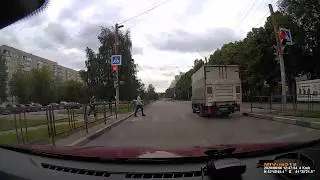 на красный