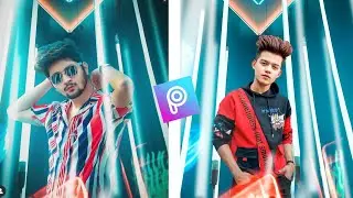 Picsart LED TubeLight concept photo editing tutorial easy explained in Miraj bai photo-  NSB