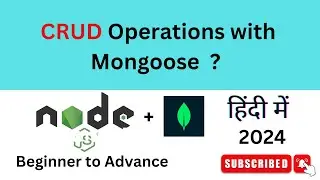 #30: CRUD Operations with Mongoose.