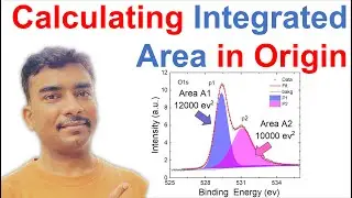 How to calculate an area under a curve in origin?