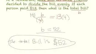 Word Problems with One-Step Equations