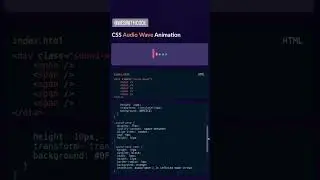 audio wave animation in css 