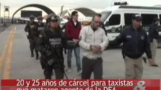 20 y 25 años de cárcel para taxistas que mataron agente de la DEA