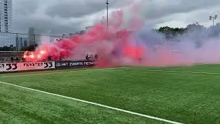 Vuurwerk bij KFC - SV Hoofddorp (15-06-2024)