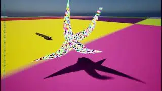 cylinder Worm 0.3 | procedural animation | physics control | Unreal Engine 5