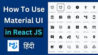 How To Use Material UI Icons in React JS in Hindi 