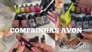 Comprinhas de batons e esmaltes Avon💄